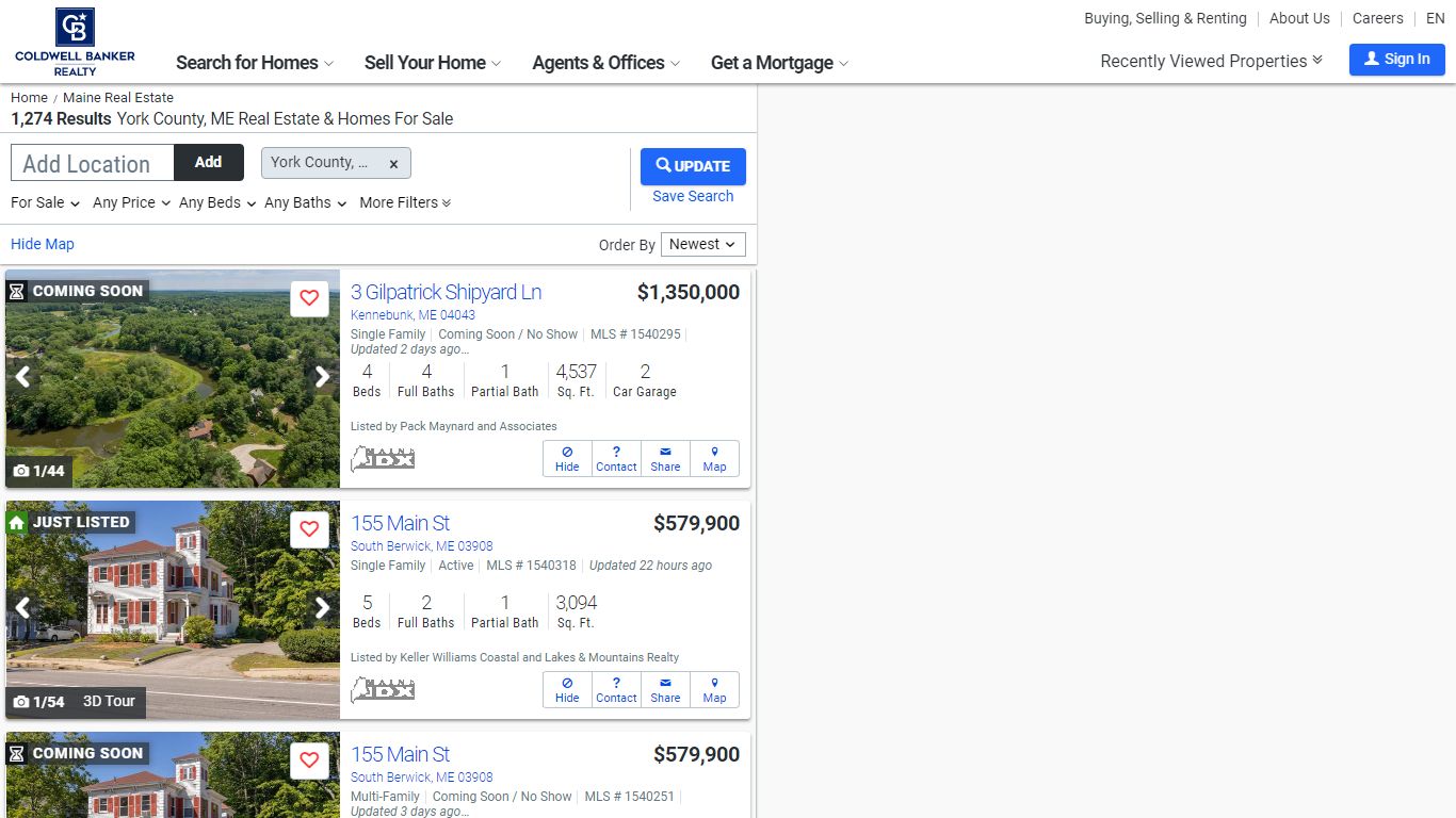 York County, ME Real Estate & Homes For Sale - ColdwellBankerHomes.com